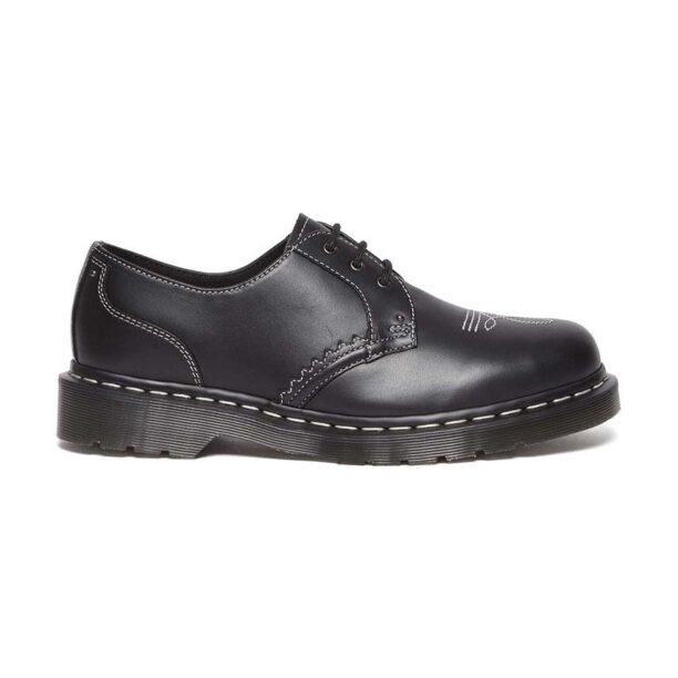 Dr. Martens pantofi de piele 1461 Gothic Americana culoarea negru