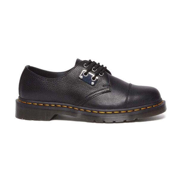 Dr. Martens pantofi de piele 1461 Metal Plate culoarea negru