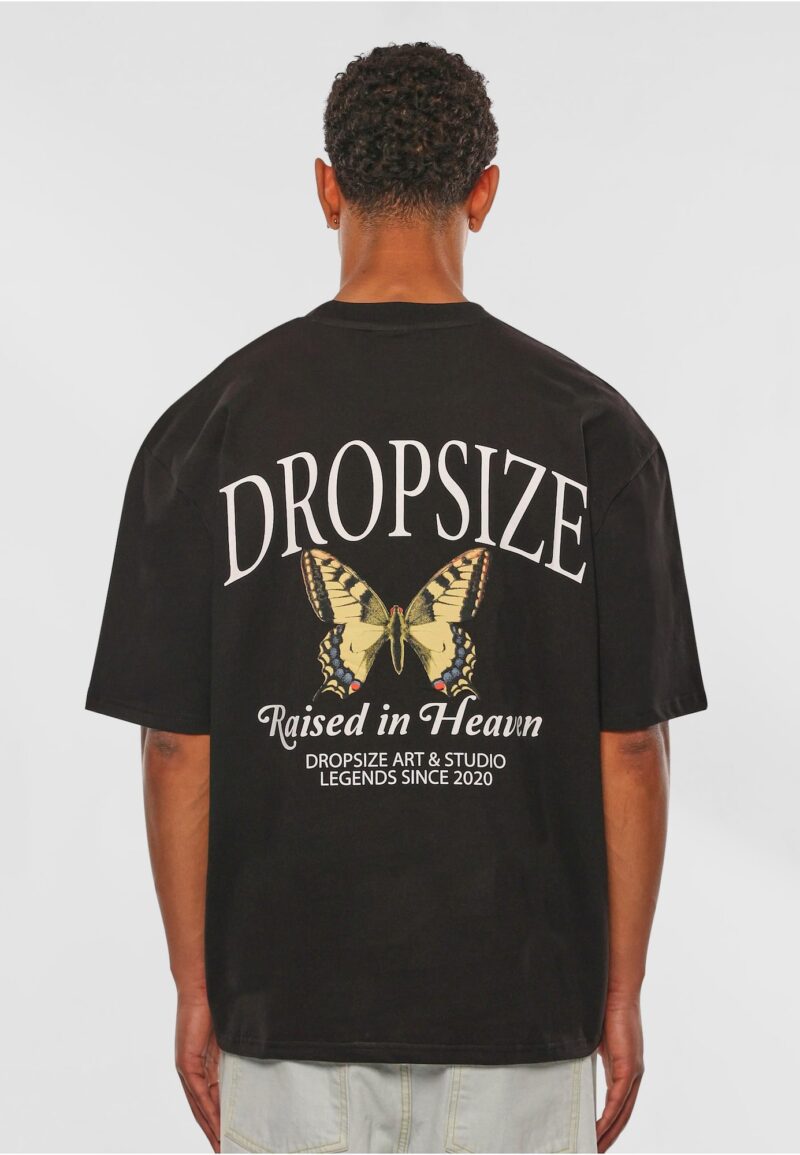 Preţ Dropsize Tricou 'Raised In Heaven'  nisipiu / negru / alb