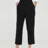 Drykorn pantaloni din in culoarea negru