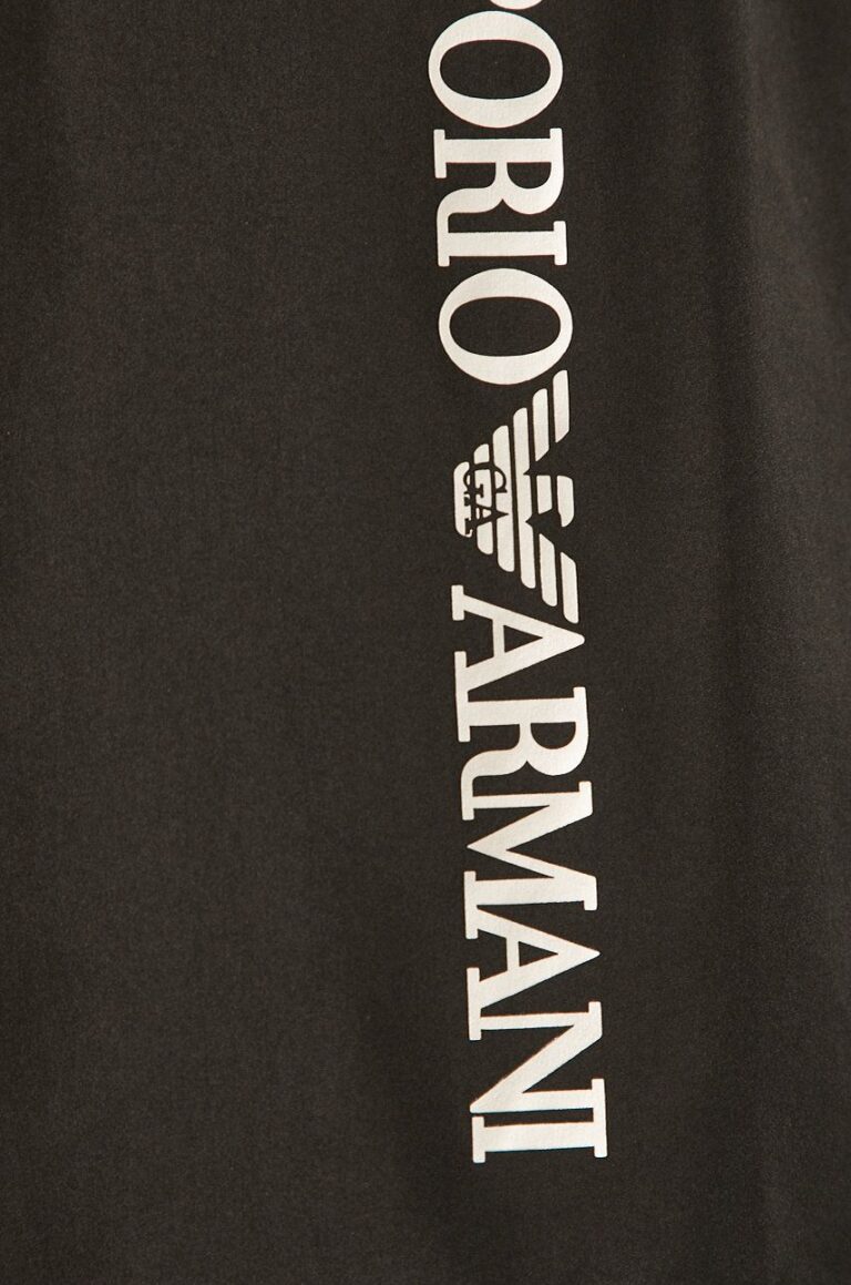 EA7 Emporio Armani Pantaloni scurți de baie culoarea negru preţ