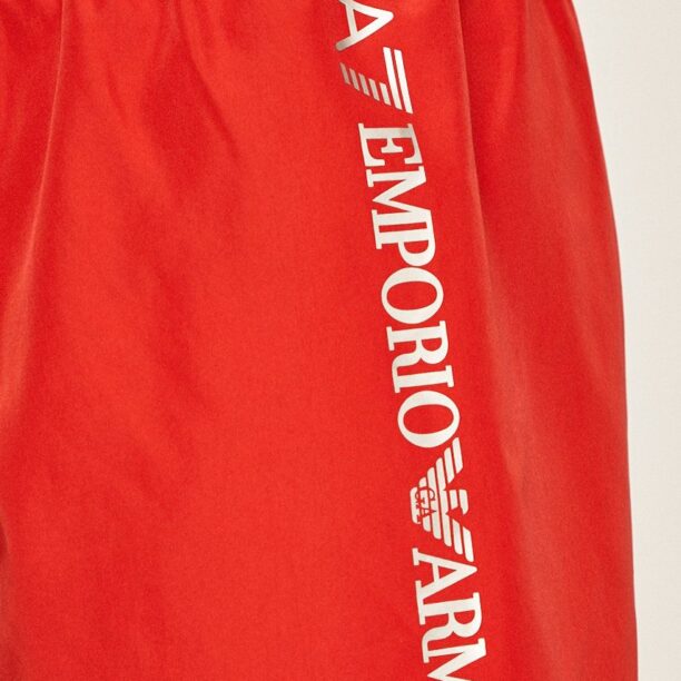 EA7 Emporio Armani Pantaloni scurți de baie culoarea rosu preţ