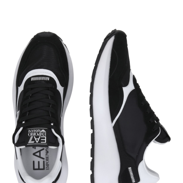 EA7 Emporio Armani Sneaker low  negru / alb