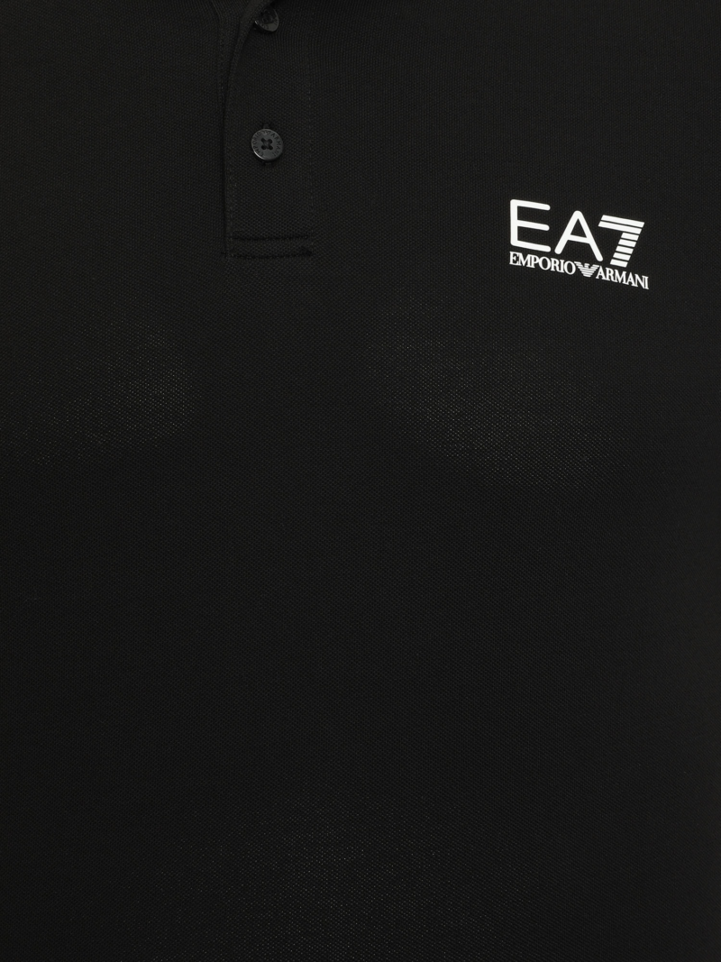 EA7 Emporio Armani Tricou  negru / alb preţ