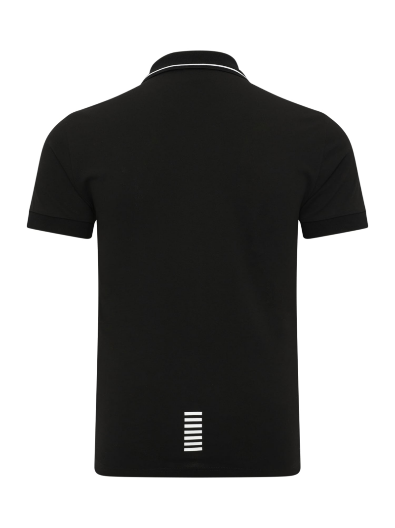 EA7 Emporio Armani Tricou  negru / alb