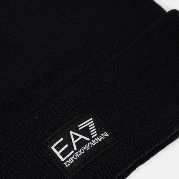 EA7 Emporio Armani caciula copii din tricot gros preţ