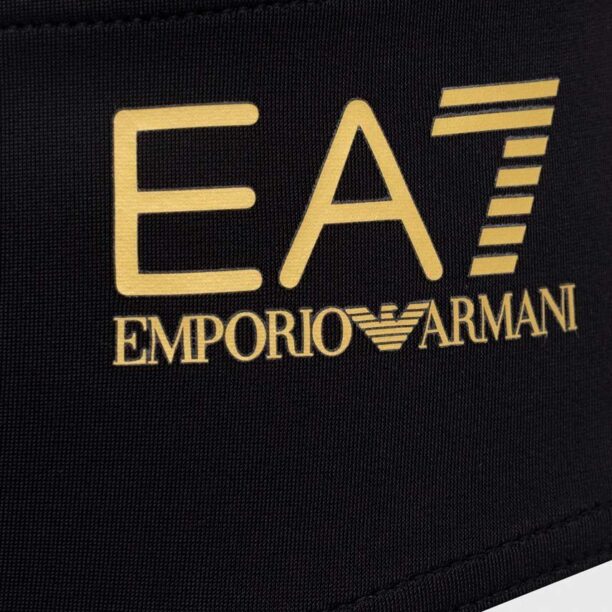 EA7 Emporio Armani costum de baie culoarea negru preţ