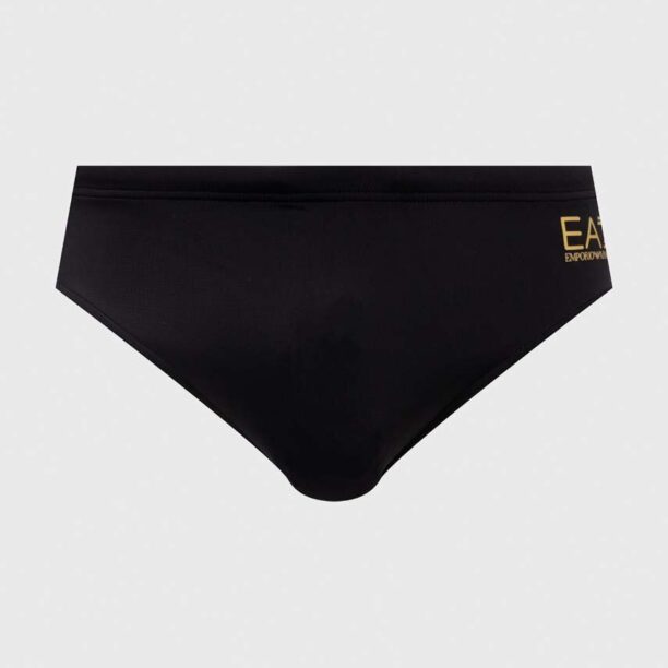 EA7 Emporio Armani costum de baie culoarea negru