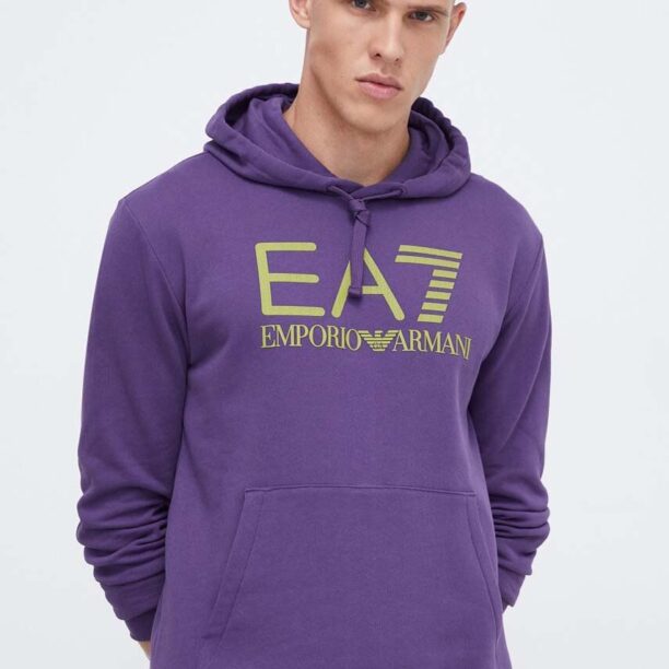 EA7 Emporio Armani hanorac de bumbac barbati