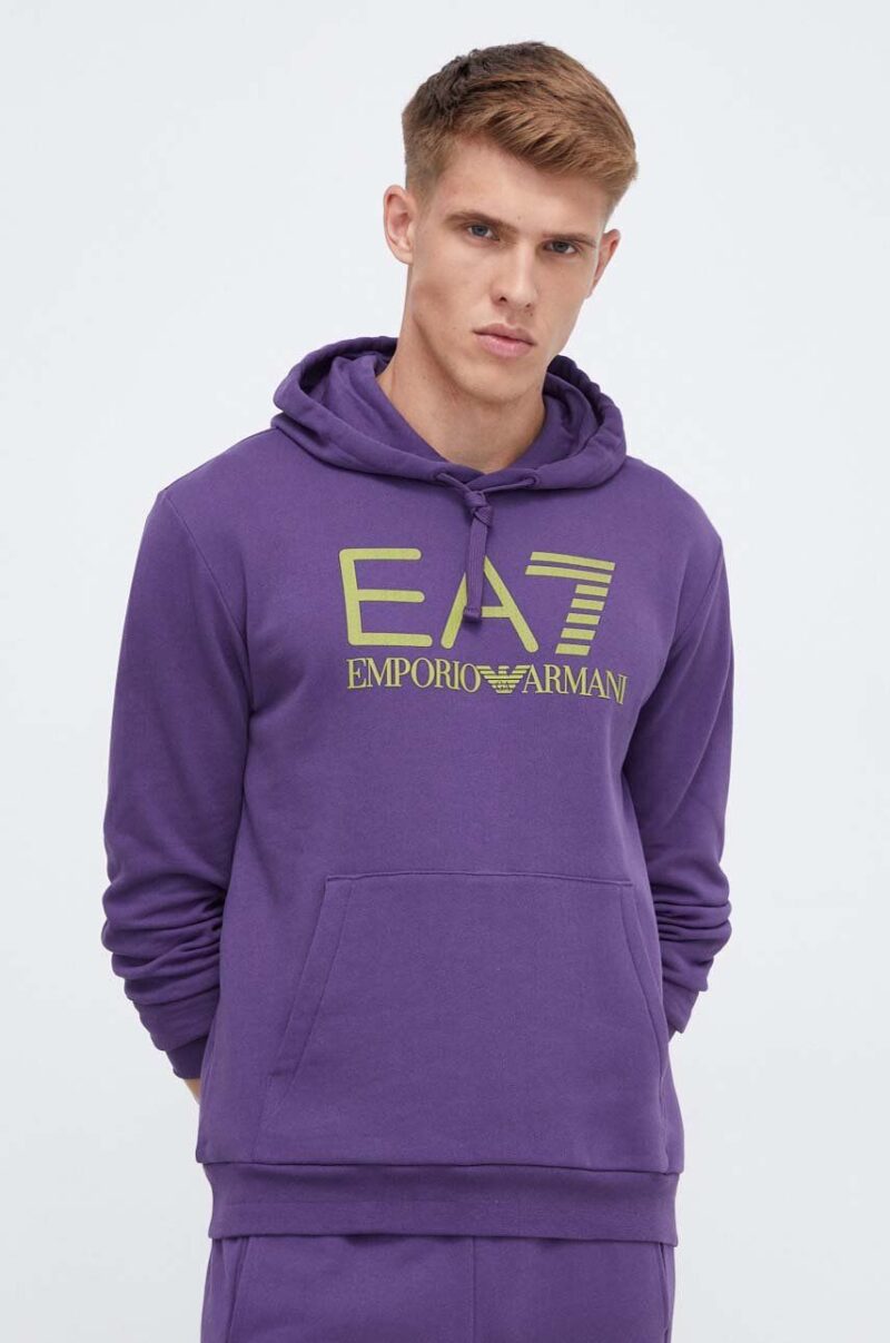 EA7 Emporio Armani hanorac de bumbac barbati