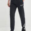 EA7 Emporio Armani pantaloni de trening culoarea albastru marin