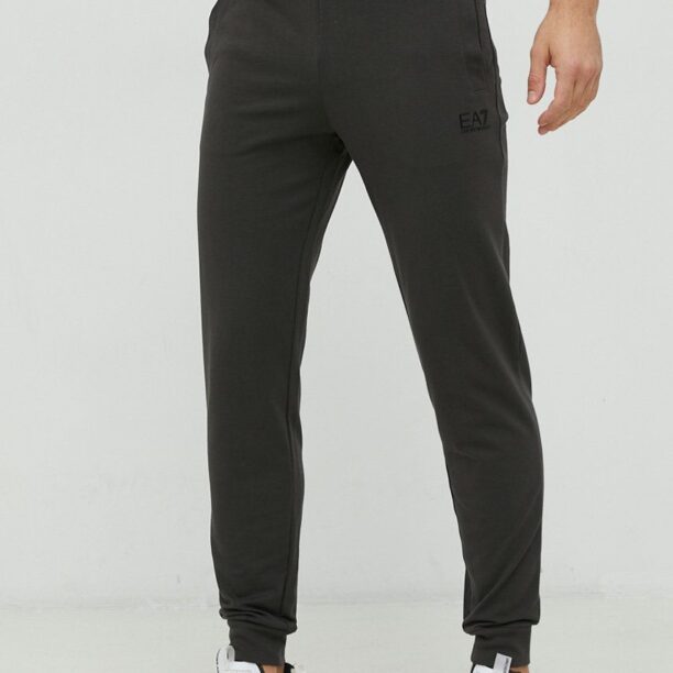 EA7 Emporio Armani pantaloni de trening din bumbac barbati