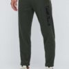 EA7 Emporio Armani pantaloni de trening din bumbac culoarea verde