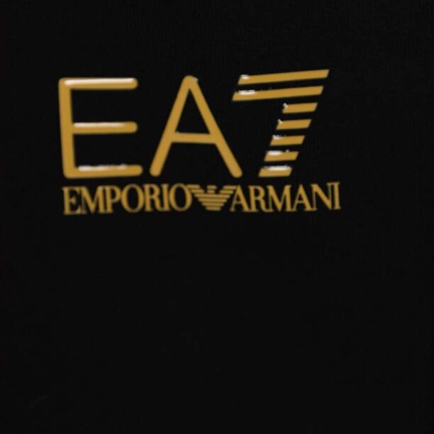 EA7 Emporio Armani pantaloni scurți din bumbac pentru copii culoarea negru preţ