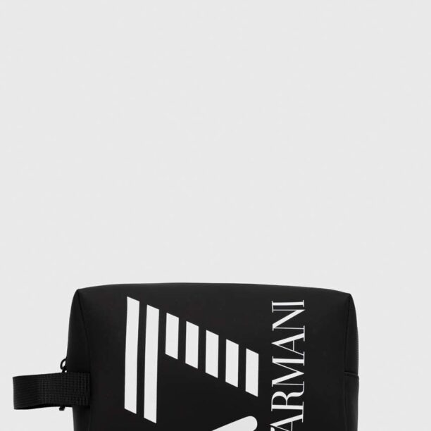 EA7 Emporio Armani portfard culoarea negru