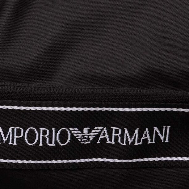 EA7 Emporio Armani poseta culoarea negru preţ