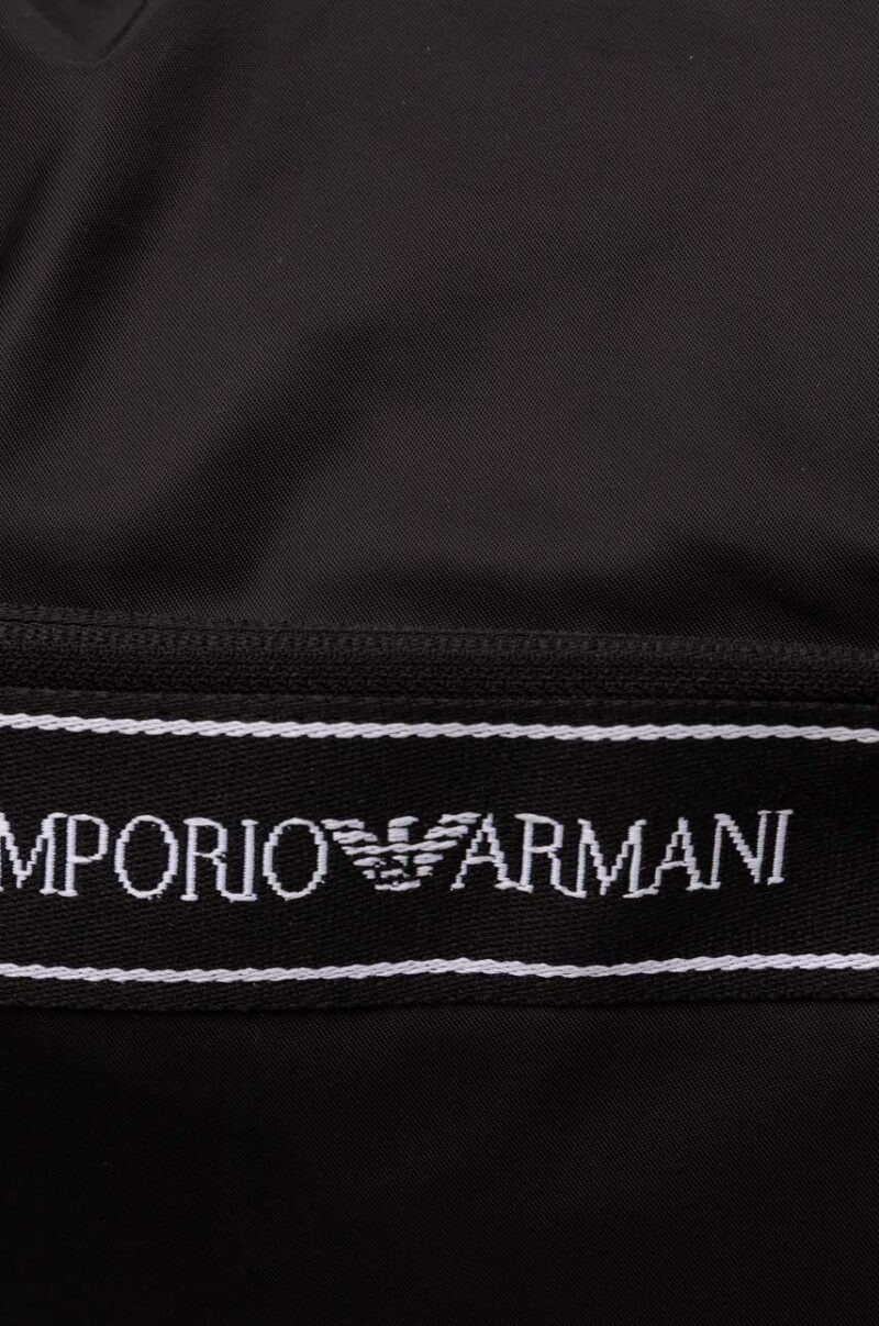 EA7 Emporio Armani poseta culoarea negru preţ