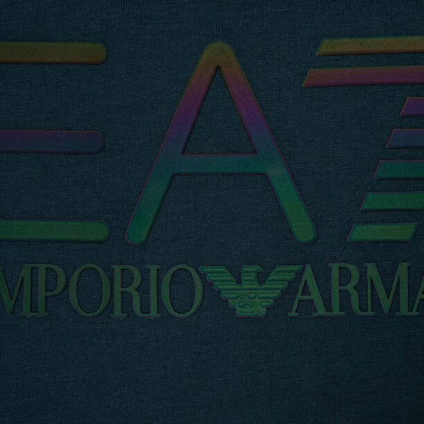 EA7 Emporio Armani tricou de bumbac pentru copii cu imprimeu preţ