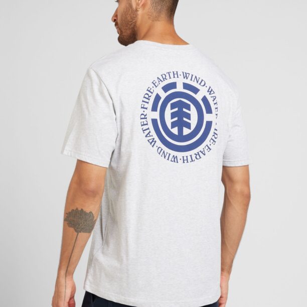 ELEMENT Tricou 'SEAL'  albastru închis / gri deschis