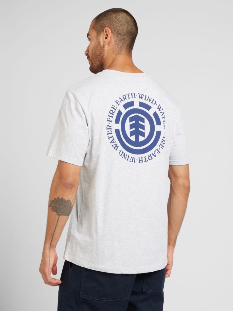 ELEMENT Tricou 'SEAL'  albastru închis / gri deschis