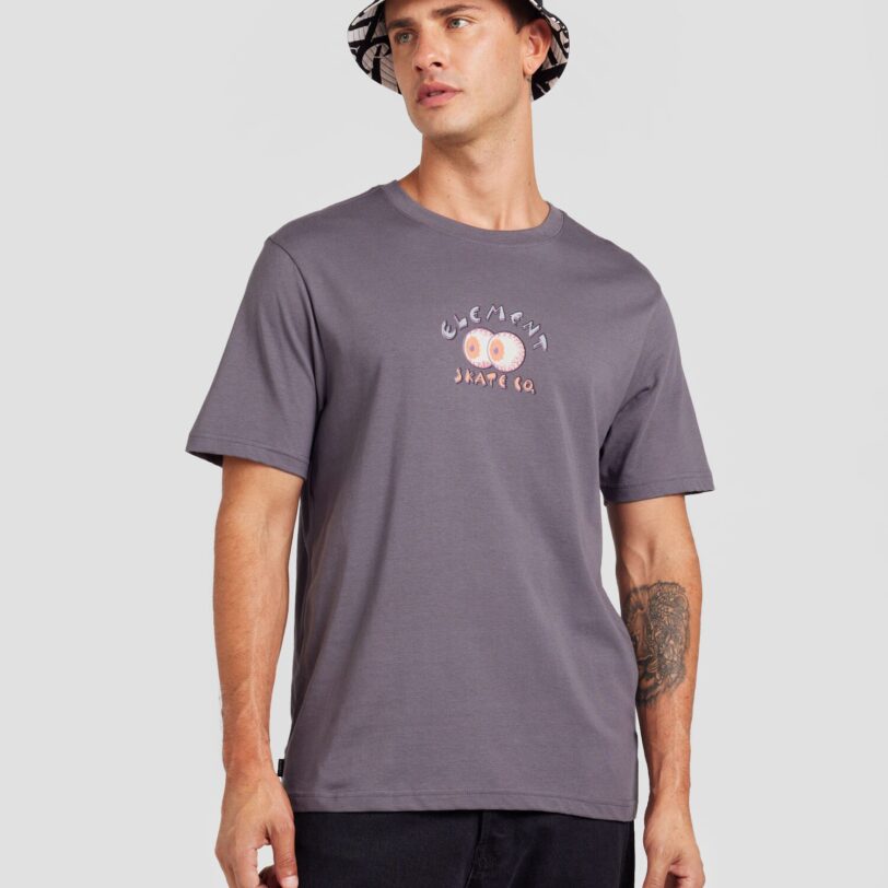 Cumpăra ELEMENT Tricou 'SQUIRREL'  azuriu / mauve / portocaliu pastel / alb murdar