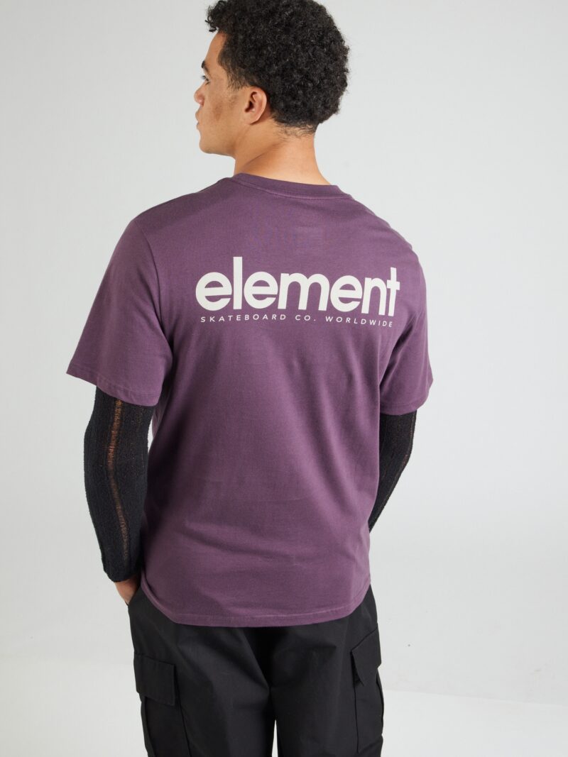 ELEMENT Tricou  mov prună / alb