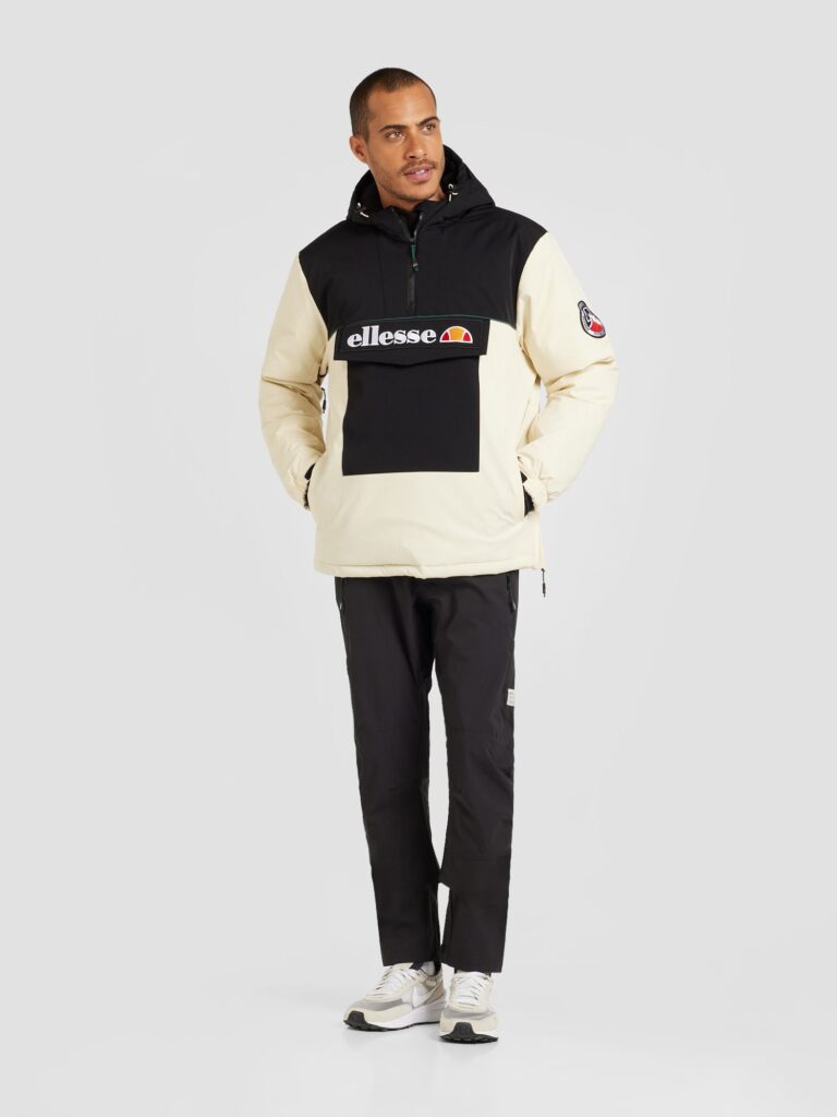 ELLESSE Geacă sport 'Castrozza'  bej / portocaliu / negru / alb