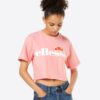 ELLESSE Tricou 'Alberta'  portocaliu / roz / alb