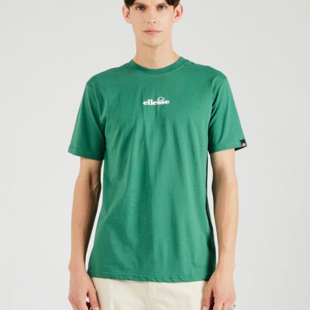 ELLESSE Tricou 'Olio'  verde / alb murdar