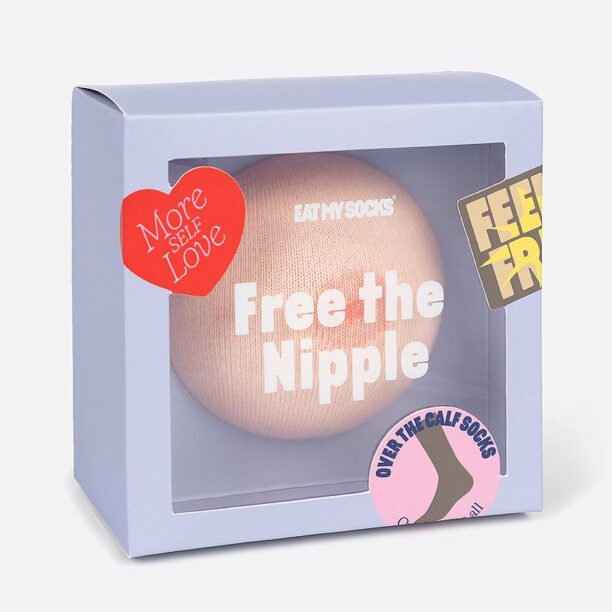 Eat My Socks Sosete Free the Nipple