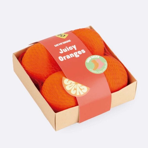 Eat My Socks sosete Juicy Oranges 2-pack