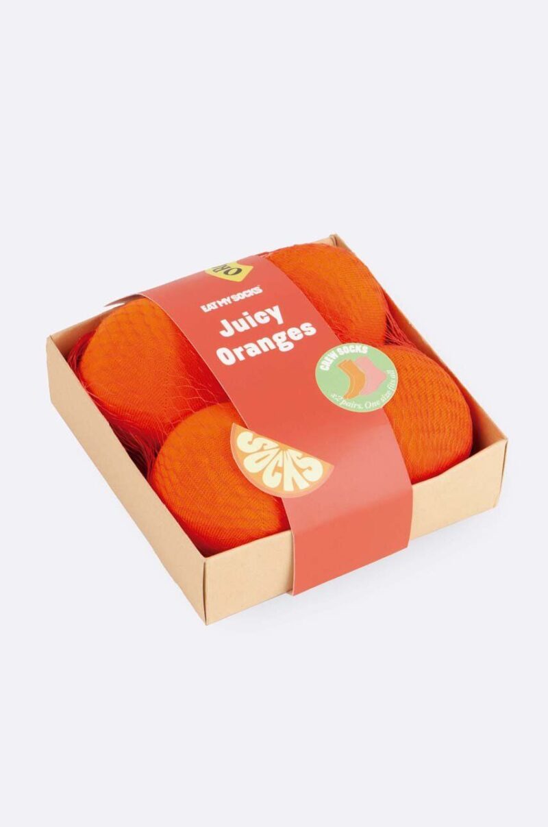 Eat My Socks sosete Juicy Oranges 2-pack