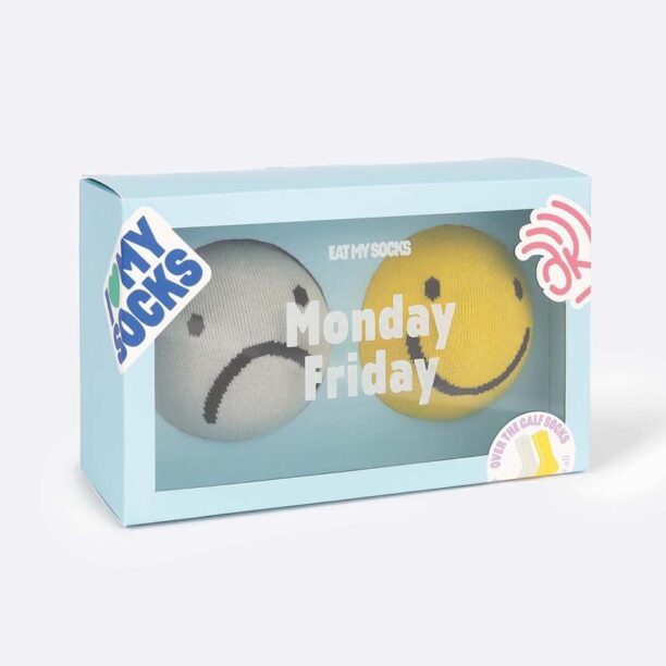 Eat My Socks sosete Monday Friday 2-pack