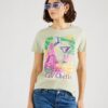 Eight2Nine Tricou  albastru / verde / verde pastel / roz