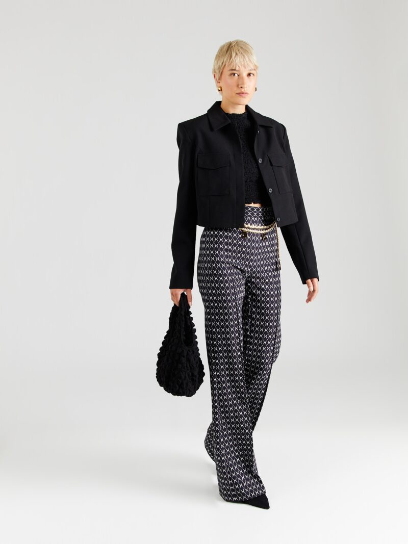 Cumpăra Elisabetta Franchi Pantaloni  auriu / negru / alb