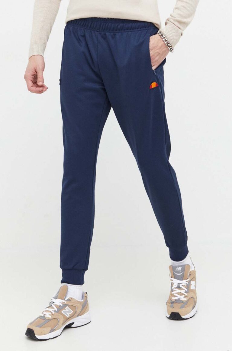 Ellesse pantaloni de trening culoarea albastru marin