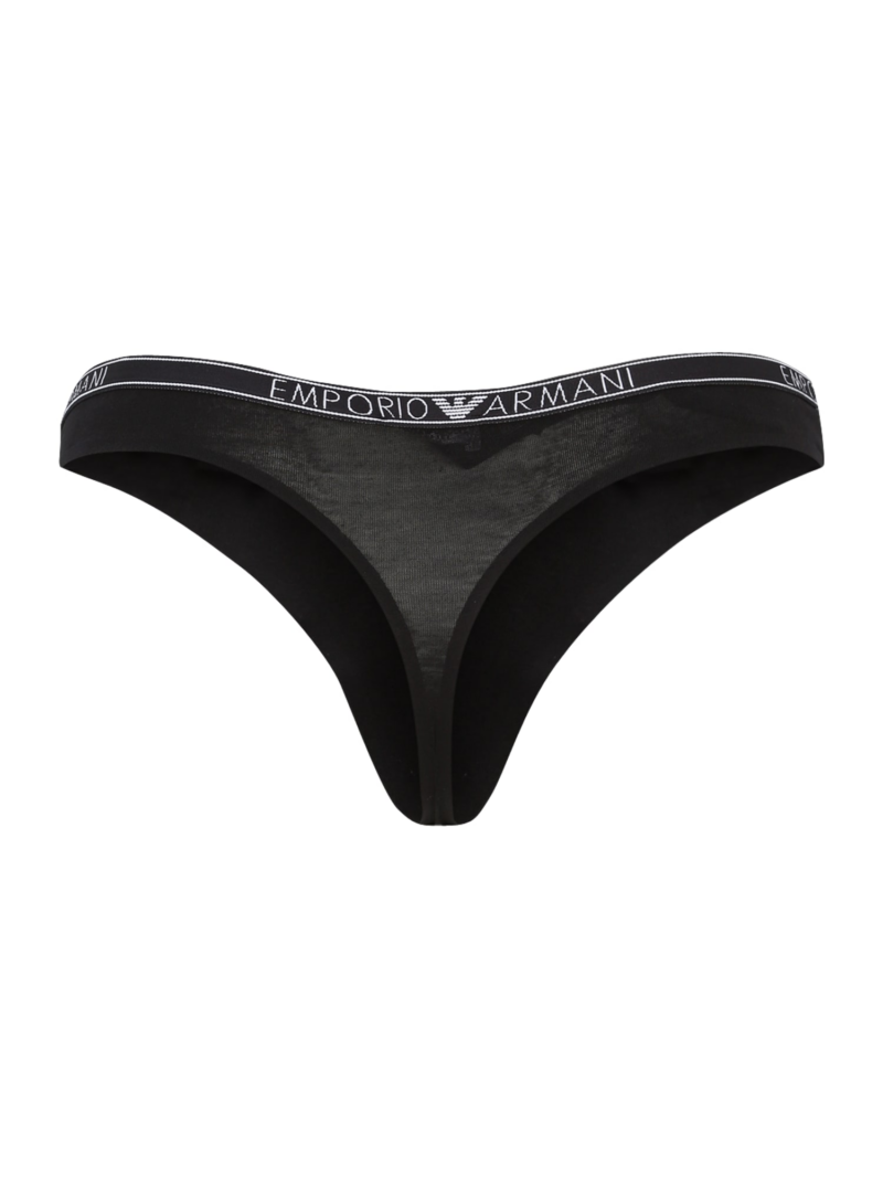 Emporio Armani Tanga  negru / alb