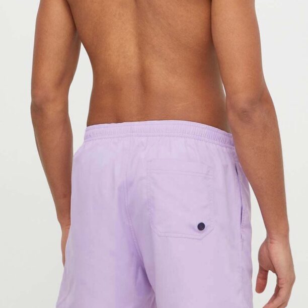 Emporio Armani Underwear pantaloni scurti de baie culoarea violet preţ