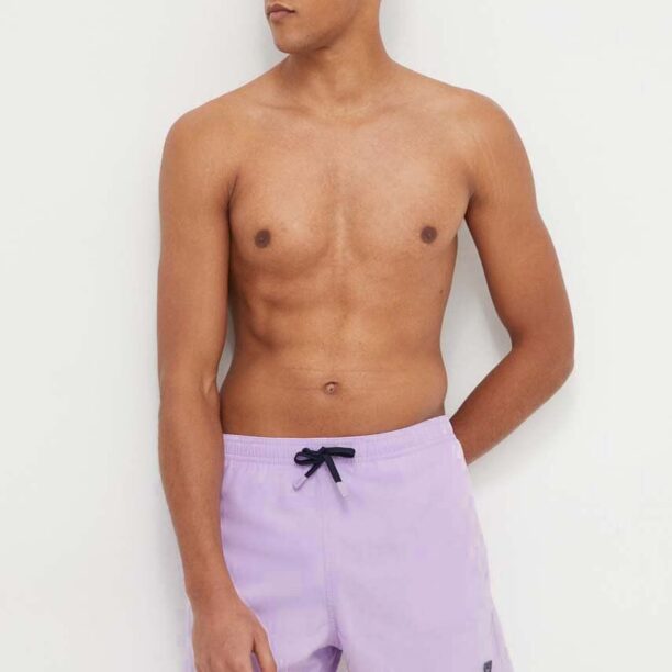 Emporio Armani Underwear pantaloni scurti de baie culoarea violet