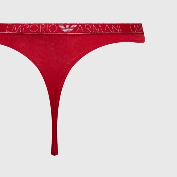 Emporio Armani Underwear tanga 2-pack culoarea rosu preţ