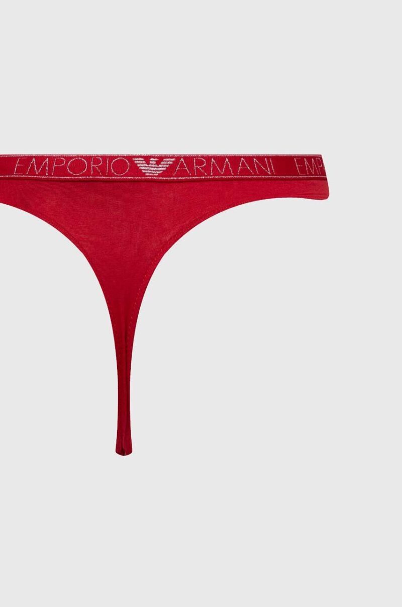 Emporio Armani Underwear tanga 2-pack culoarea rosu preţ