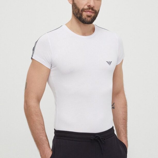 Emporio Armani Underwear tricou lounge culoarea alb