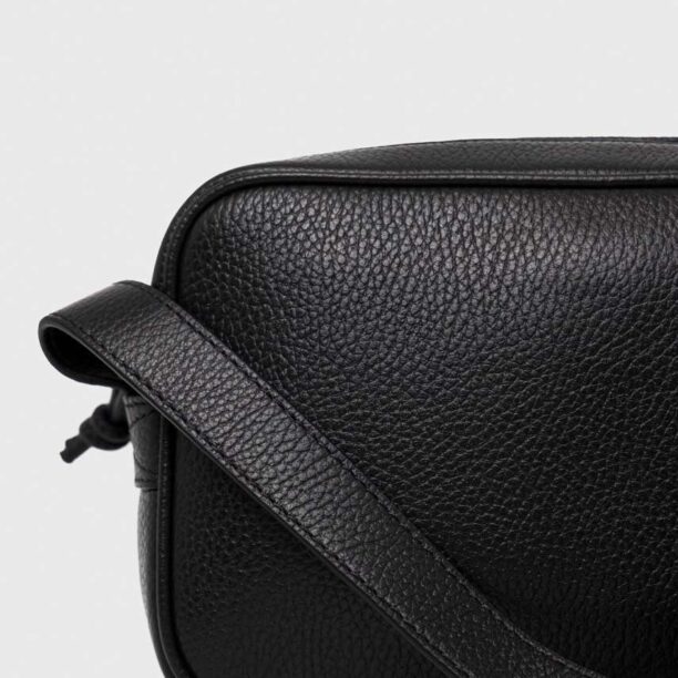 Emporio Armani borseta culoarea negru preţ