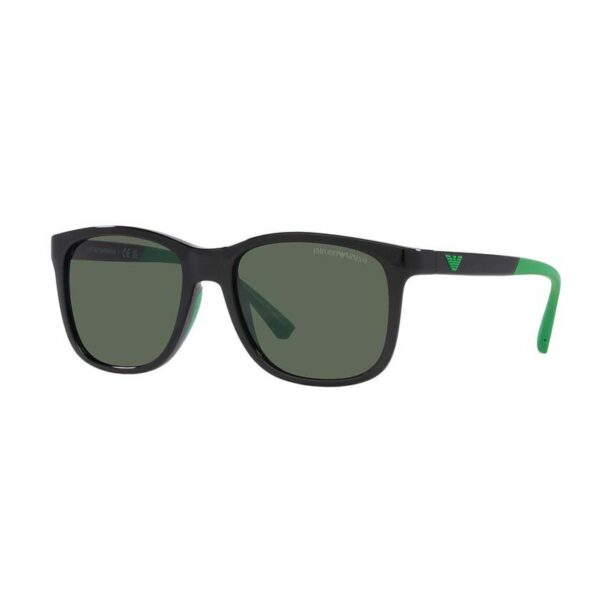 Emporio Armani ochelari de soare copii culoarea verde