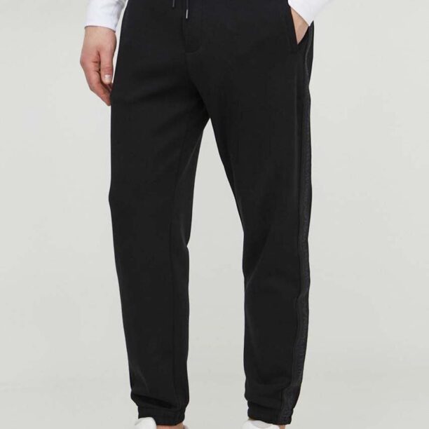 Emporio Armani pantaloni de trening culoarea negru