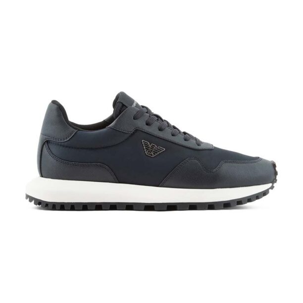 Emporio Armani sneakers culoarea albastru marin