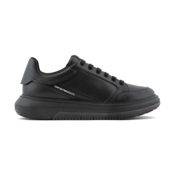 Emporio Armani sneakers din piele culoarea negru