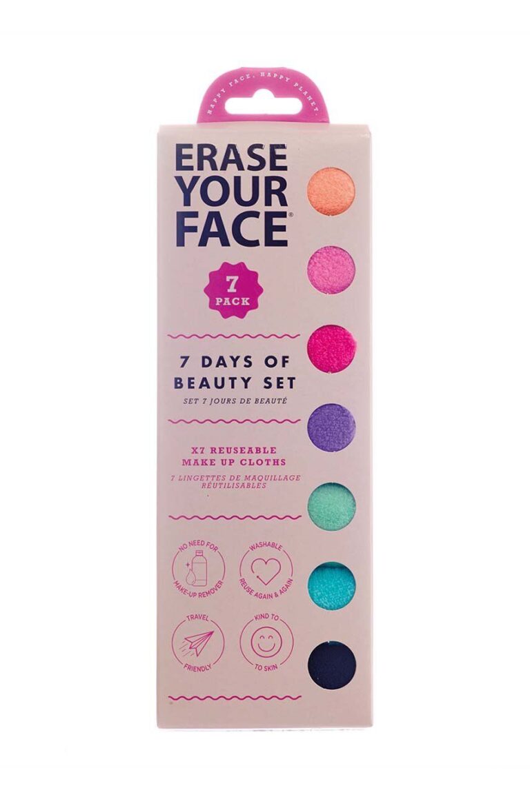 Erase Your Face un set de șervețele demachiante Make Up Remover 7-pack preţ