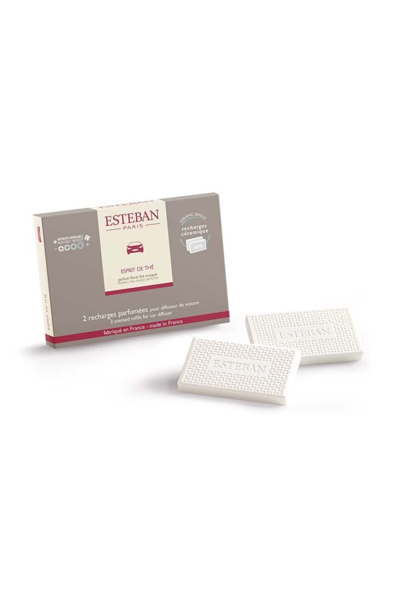 Esteban insert difuzor auto Esprit de thé 2-pack