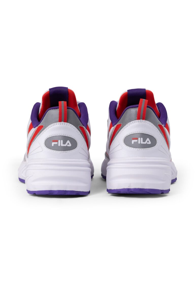 FILA Pantofi sport 'ACTIX'  gri deschis / mov prună / roșu / alb